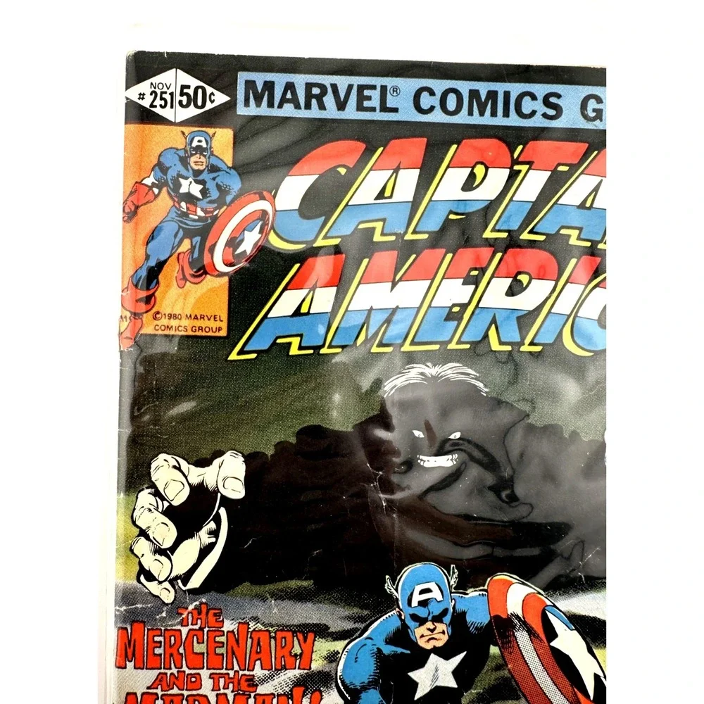 Captain America #153 &‎ #251 Lot Marvel Comics 1972–1980 Hero or Hoax! VG/FN